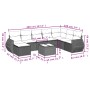 Set de sofás de jardín 8 pzas y cojines ratán sintético gris de , Conjuntos de jardín - Ref: Foro24-3254097, Precio: 520,55 €...