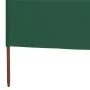 Paravientos de playa de 5 paneles tela verde 600x120 cm de vidaXL, Sombrillas - Ref: Foro24-47161, Precio: 69,32 €, Descuento: %