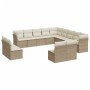 Set sofás de jardín con cojines 13 pzas ratán sintético beige de , Conjuntos de jardín - Ref: Foro24-3218488, Precio: 823,88 ...