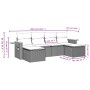 Set de muebles de jardín 6 pzas y cojines ratán sintético gris de , Conjuntos de jardín - Ref: Foro24-3227061, Precio: 335,74...