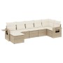 Set sofás de jardín 7 piezas y cojines ratán sintético beige de , Conjuntos de jardín - Ref: Foro24-3252815, Precio: 494,66 €...