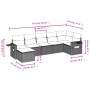 Set sofás de jardín 7 piezas y cojines ratán sintético beige de , Conjuntos de jardín - Ref: Foro24-3252815, Precio: 494,66 €...