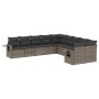 Set de sofás de jardín 10 pzas con cojines ratán sintético gris de , Conjuntos de jardín - Ref: Foro24-3253047, Precio: 604,7...