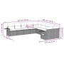 Set de sofás de jardín 10 pzas con cojines ratán sintético gris de , Conjuntos de jardín - Ref: Foro24-3253047, Precio: 604,7...