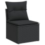 Set de sofás de jardín 8 piezas y cojines ratán sintético negro de , Conjuntos de jardín - Ref: Foro24-3222834, Precio: 629,7...