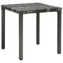 Anthrazitgraue Sonnenliegen aus synthetischem Rattan mit Tisch von vidaXL, Liegen - Ref: Foro24-47747, Preis: 357,51 €, Rabat...