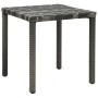 Tumbonas con mesita de ratán sintético gris antracita de vidaXL, Tumbonas - Ref: Foro24-47747, Precio: 338,35 €, Descuento: %