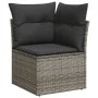 Set de sofás de jardín 12 pzas con cojines ratán sintético gris de , Sofás modulares de exterior - Ref: Foro24-3224793, Preci...