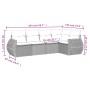 Set de muebles de jardín 5 pzas y cojines ratán sintético negro de , Conjuntos de jardín - Ref: Foro24-3221325, Precio: 325,5...