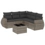 Set de muebles de jardín 6 pzas y cojines ratán sintético gris de , Conjuntos de jardín - Ref: Foro24-3221359, Precio: 388,14...