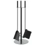 Set de herramientas para chimenea 4 piezas acero 22x59 cm de , Herramientas para chimeneas - Ref: Foro24-156375, Precio: 46,6...
