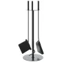 Set de herramientas para chimenea 4 piezas acero 22x59 cm de , Herramientas para chimeneas - Ref: Foro24-156375, Precio: 46,6...
