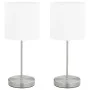 Lámparas de mesa 2 unidades con botón táctil blanco E14 de vidaXL, Lámparas - Ref: Foro24-51038, Precio: 47,42 €, Descuento: %