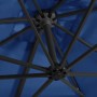 Sombrilla voladiza luces LED poste acero azul azure 250x250 cm de vidaXL, Sombrillas - Ref: Foro24-46997, Precio: 121,69 €, D...