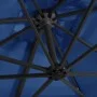 Sombrilla voladiza luces LED poste acero azul azure 250x250 cm de vidaXL, Sombrillas - Ref: Foro24-46997, Precio: 120,18 €, D...