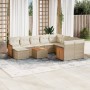 Set de sofás de jardín 11pzas con cojines ratán sintético beige de , Conjuntos de jardín - Ref: Foro24-3228242, Precio: 653,6...
