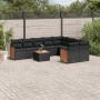 Set de sofás de jardín 10 pzas cojines ratán sintético negro de , Conjuntos de jardín - Ref: Foro24-3227987, Precio: 603,71 €...