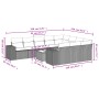 Set de sofás de jardín 11pzas con cojines ratán sintético beige de , Conjuntos de jardín - Ref: Foro24-3223098, Precio: 691,2...