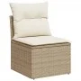 11-piece garden sofa set with beige synthetic rattan cushions by , Modular outdoor sofas - Ref: Foro24-3224637, Price: 749,34...
