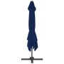 Sombrilla voladiza con poste de aluminio azul celeste 3x3 m de vidaXL, Sombrillas - Ref: Foro24-47002, Precio: 174,46 €, Desc...