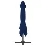 Sombrilla voladiza con poste de aluminio azul celeste 3x3 m de vidaXL, Sombrillas - Ref: Foro24-47002, Precio: 172,99 €, Desc...