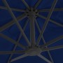 Sombrilla voladiza con poste de aluminio azul celeste 3x3 m de vidaXL, Sombrillas - Ref: Foro24-47002, Precio: 174,46 €, Desc...