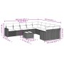 Set de sofás de jardín 11pzas con cojines ratán sintético beige de , Conjuntos de jardín - Ref: Foro24-3219509, Precio: 684,5...