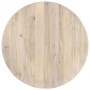 Mesa de comedor redonda de madera maciza de mango 110x76 cm en Mesas de comedor | Comprar online en Foru.es