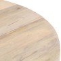 Mesa de comedor redonda de madera maciza de mango 110x76 cm en Mesas de comedor | Comprar online en Foru.es