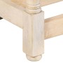Mesa de comedor redonda de madera maciza de mango 110x76 cm en Mesas de comedor | Comprar online en Foru.es