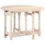 Mesa de comedor redonda de madera maciza de mango 110x76 cm en Mesas de comedor | Comprar online en Foru.es