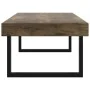 Mesa de centro MDF y hierro marrón oscuro y negro 120x60x40 cm de vidaXL, Mesas de centro - Ref: Foro24-286103, Precio: 104,7...
