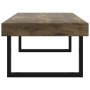 Mesa de centro MDF y hierro marrón oscuro y negro 120x60x40 cm de vidaXL, Mesas de centro - Ref: Foro24-286103, Precio: 108,6...