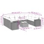 Set de sofás de jardín 10 pzas cojines ratán sintético negro de , Conjuntos de jardín - Ref: Foro24-3223005, Precio: 565,72 €...
