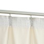 Cortina opaca con ganchos terciopelo color crema 290x245 cm de vidaXL, Cortinas y visillos - Ref: Foro24-134519, Precio: 48,0...