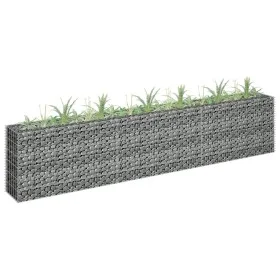 Arriate de gaviones de acero galvanizado 270x30x60 cm de vidaXL, Maceteros y jardineras - Ref: Foro24-145638, Precio: 79,09 €...