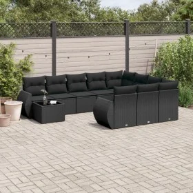 11-piece garden sofa set and black synthetic rattan cushions by , Modular outdoor sofas - Ref: Foro24-3221924, Price: 798,58 ...