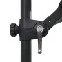 Sombrilla voladiza con luces LED y poste acero gris 250x250 cm de vidaXL, Sombrillas - Ref: Foro24-46994, Precio: 89,52 €, De...