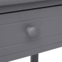 Mesita de noche madera de Paulownia gris 40x29x42 cm de vidaXL, Mesitas de noche - Ref: Foro24-284050, Precio: 39,30 €, Descu...
