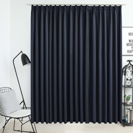 Cortina opaca con ganchos gris antracita 290x245 cm de vidaXL, Cortinas y visillos - Ref: Foro24-134425, Precio: 35,15 €, Des...