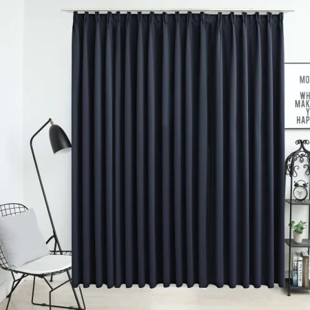 Cortina opaca con ganchos gris antracita 290x245 cm de vidaXL, Cortinas y visillos - Ref: Foro24-134425, Precio: 34,50 €, Des...