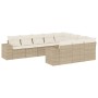 Juego de sofás jardín con cojines beige 10 pzas ratán sintético de , Conjuntos de jardín - Ref: Foro24-3223087, Precio: 655,3...