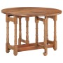 Mesa de comedor redonda de madera maciza de mango 110x76 cm en Mesas de comedor | Comprar online en Foru.es