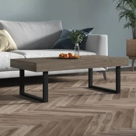 MDF and gray and black iron coffee table 120x60x40 cm by vidaXL, Coffee table - Ref: Foro24-286104, Price: 122,72 €, Discount: %