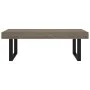 Mesa de centro MDF y hierro gris y negro 120x60x40 cm de vidaXL, Mesas de centro - Ref: Foro24-286104, Precio: 122,72 €, Desc...