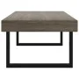 Mesa de centro MDF y hierro gris y negro 120x60x40 cm de vidaXL, Mesas de centro - Ref: Foro24-286104, Precio: 122,72 €, Desc...