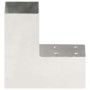 Conectores de postes en L 4 uds metal galvanizado 71x71 mm de vidaXL, Postes de cerca - Ref: Foro24-145454, Precio: 47,23 €, ...