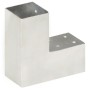 Conectores de postes en L 4 uds metal galvanizado 71x71 mm de vidaXL, Postes de cerca - Ref: Foro24-145454, Precio: 47,23 €, ...