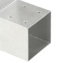 Conectores de postes en L 4 uds metal galvanizado 71x71 mm de vidaXL, Postes de cerca - Ref: Foro24-145454, Precio: 47,23 €, ...