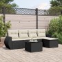 Set de sofás de jardín 6 piezas y cojines ratán sintético negro de , Conjuntos de jardín - Ref: Foro24-3221295, Precio: 339,1...